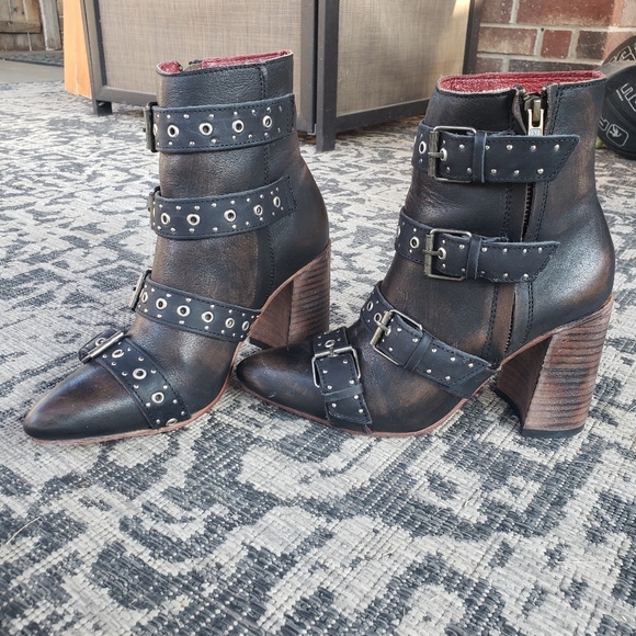 Freebird by Steven Joust boots distressed black - Picture 3 of 12